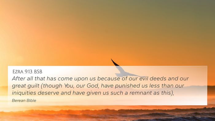 Ezra 9:13 BSB Bible Verse Image