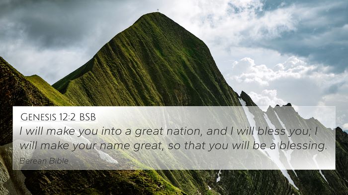 Genesis 12:2 BSB Bible Verse Image