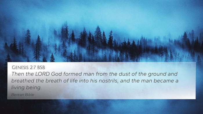 Genesis 2:7 BSB Bible Verse Image