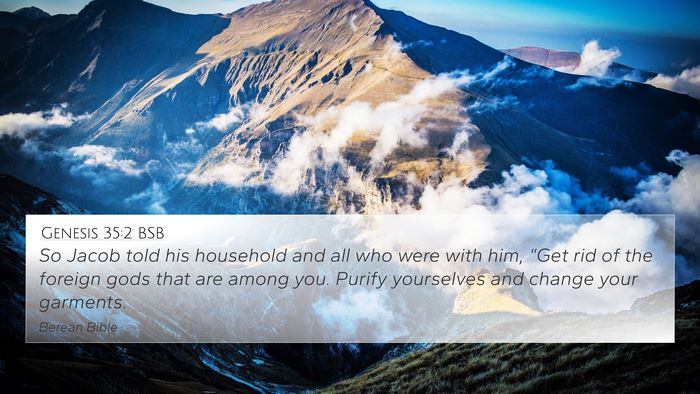 Genesis 35:2 BSB Bible Verse Image