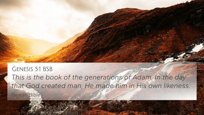 Genesis 5:1 BSB 4K Wallpaper - This is the book of the generations of Adam. In - 4K Wallpaper Bible Verse