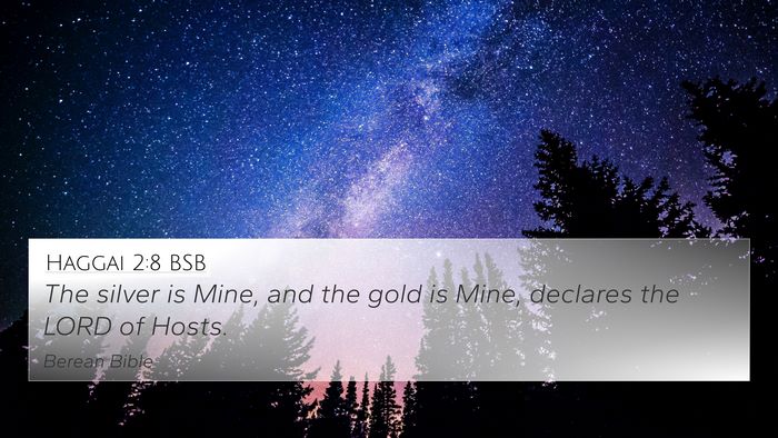 Haggai 2:8 BSB Bible Verse Image