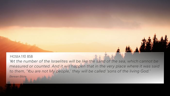 Hosea 1:10 BSB Bible Verse Image