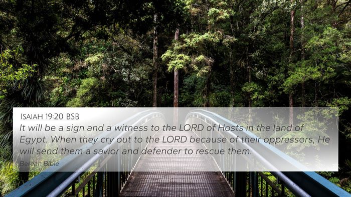 Isaiah 19:20 BSB Bible Verse Image