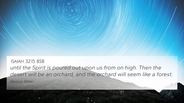 Isaiah 32:15 BSB Bible Verse Image
