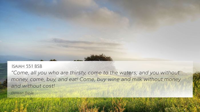Isaiah 55:1 BSB Bible Verse Image