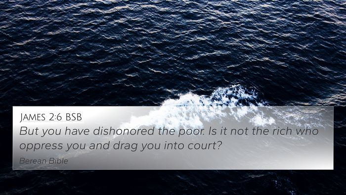 James 2:6 BSB Bible Verse Image