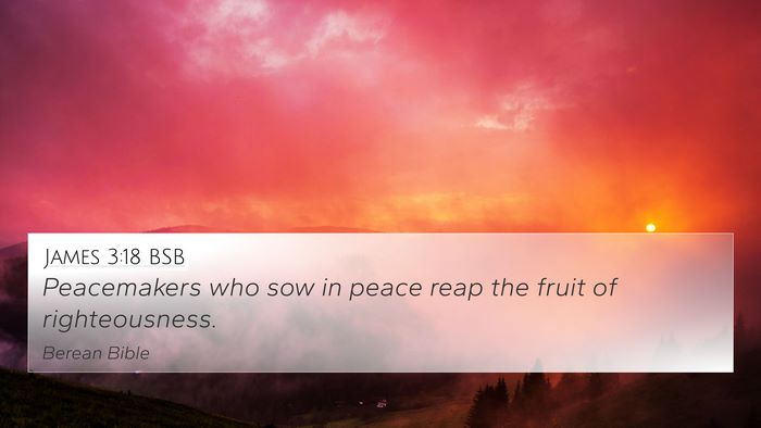 James 3:18 BSB Bible Verse Image