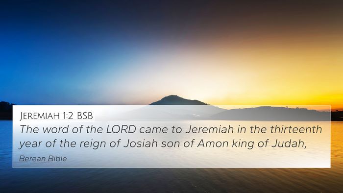 Jeremiah 1:2 BSB Bible Verse Image