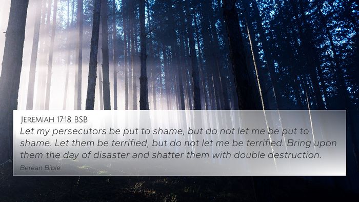 Jeremiah 17:18 BSB Bible Verse Image