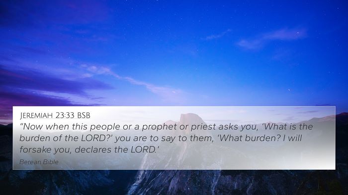 Jeremiah 23:33 BSB Bible Verse Image