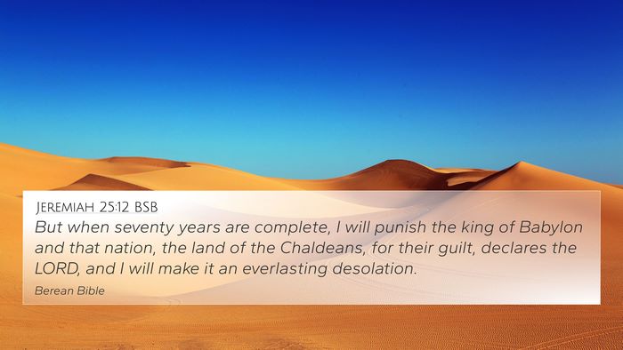 Jeremiah 25:12 BSB Bible Verse Image