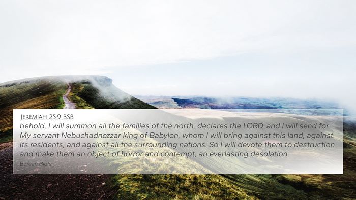 Jeremiah 25:9 BSB Bible Verse Image