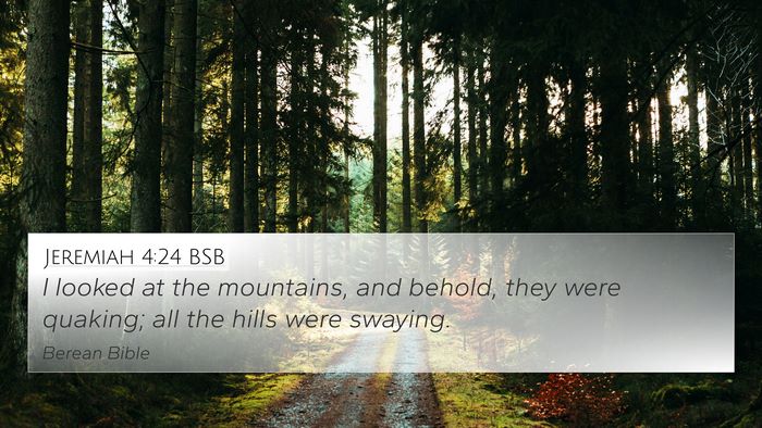 Jeremiah 4:24 BSB Bible Verse Image