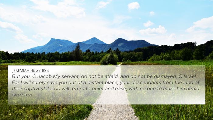 Jeremiah 46:27 BSB Bible Verse Image