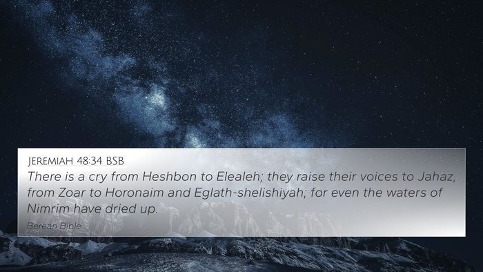 Jeremiah 48:34 BSB Bible Verse Image