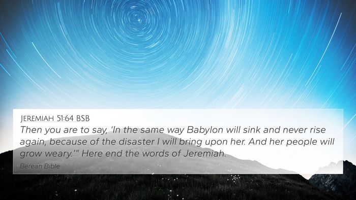 Jeremiah 51:64 BSB Bible Verse Image