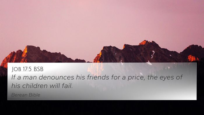 Job 17:5 BSB Bible Verse Image