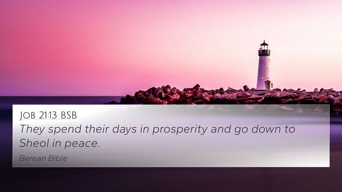 Job 21:13 BSB Bible Verse Image