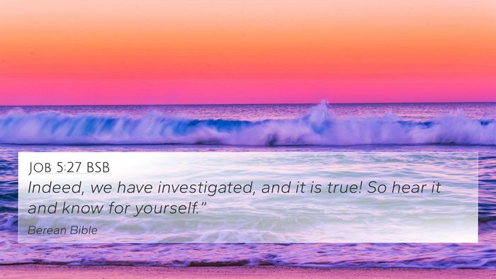 Job 5:27 BSB Bible Verse Image