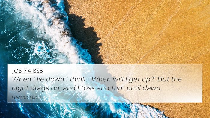 Job 7:4 BSB Bible Verse Image