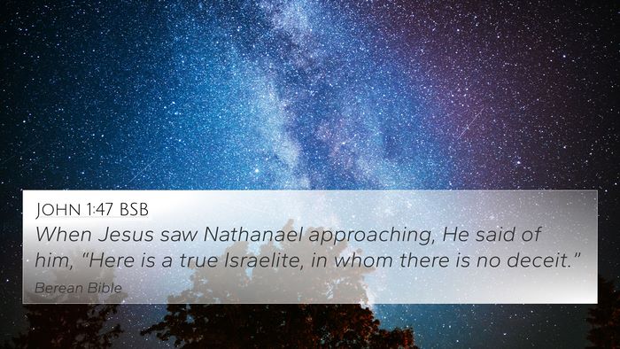 John 1:47 BSB Bible Verse Image