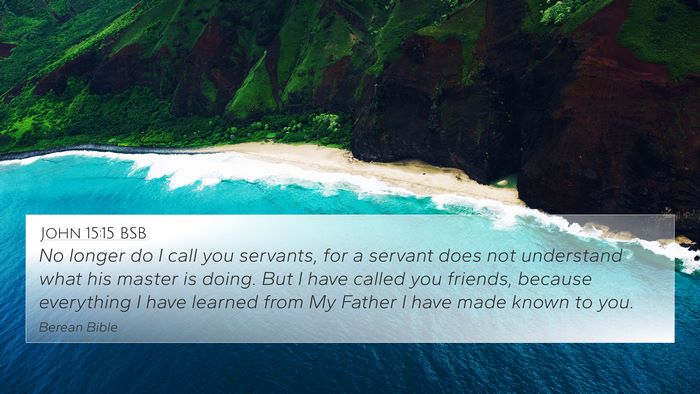 John 15:15 BSB Bible Verse Image