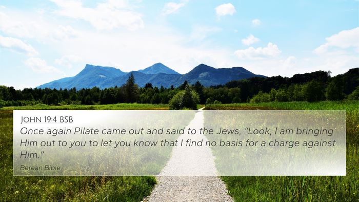 John 19:4 BSB Bible Verse Image