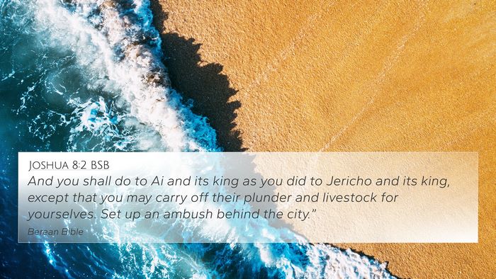 Joshua 8:2 BSB Bible Verse Image