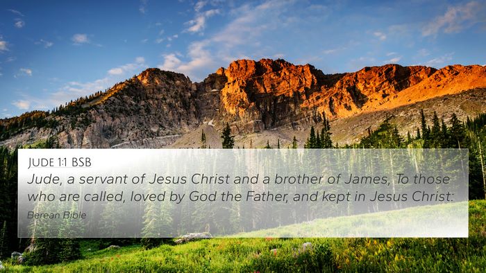 Jude 1:1 BSB 4K Wallpaper - Jude, a servant of Jesus Christ and a brother of - 4K Wallpaper Bible Verse