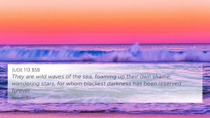 Jude 1:13 BSB Bible Verse Image