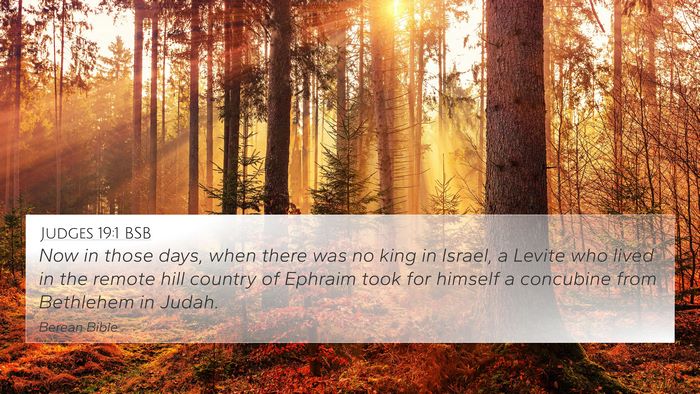 Judges 19:1 BSB Bible Verse Image