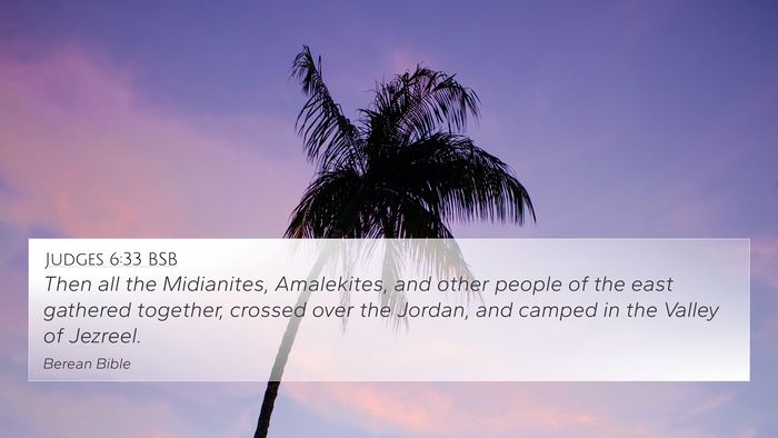 Judges 6:33 BSB Bible Verse Image