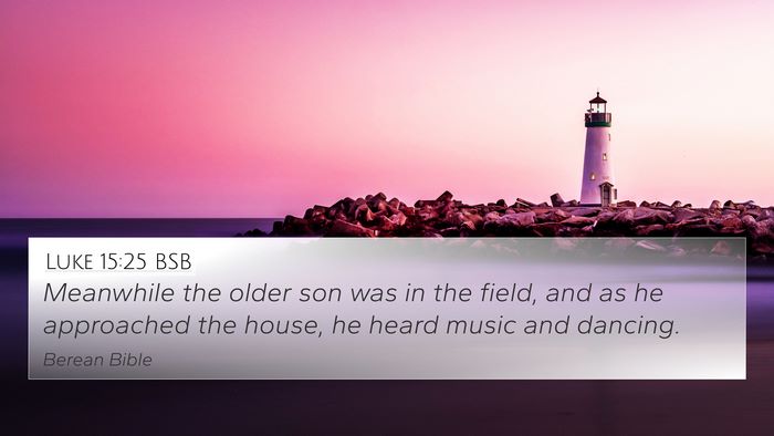 Luke 15:25 BSB Bible Verse Image