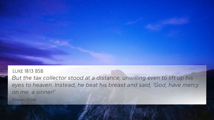 Luke 18:13 BSB Bible Verse Image