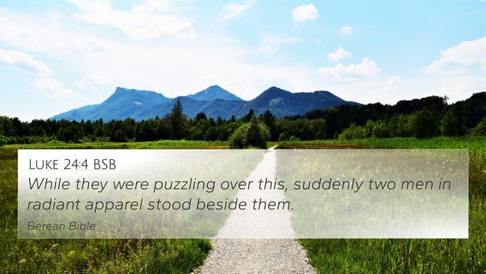 Luke 24:4 BSB Bible Verse Image