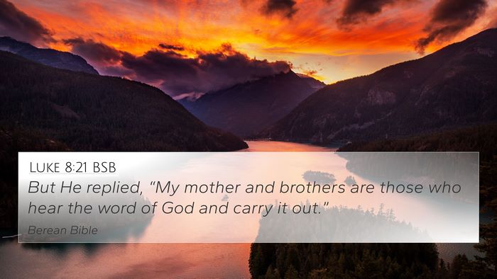 Luke 8:21 BSB Bible Verse Image