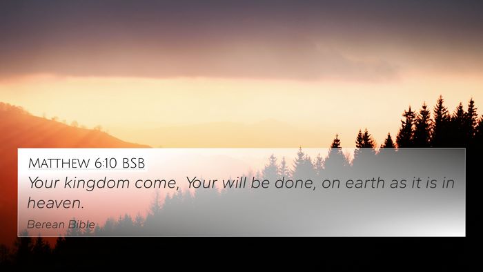 Matthew 6:10 BSB Bible Verse Image