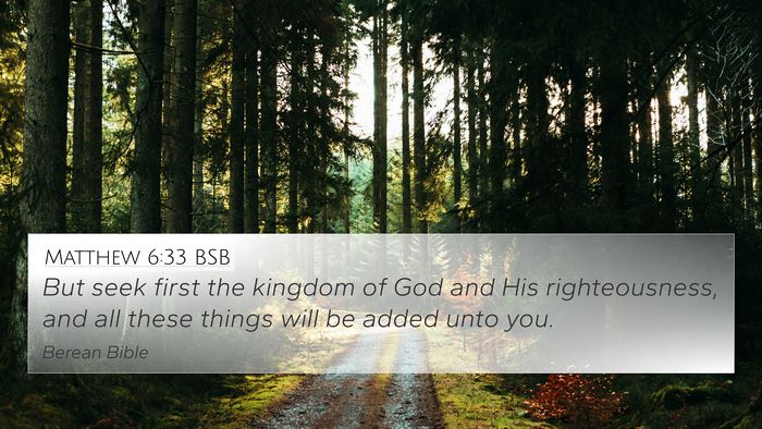 Matthew 6:33 BSB Bible Verse Image