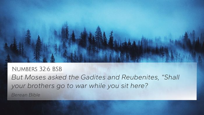 Numbers 32:6 BSB 4K Wallpaper - But Moses asked the Gadites and Reubenites, - 4K Wallpaper Bible Verse