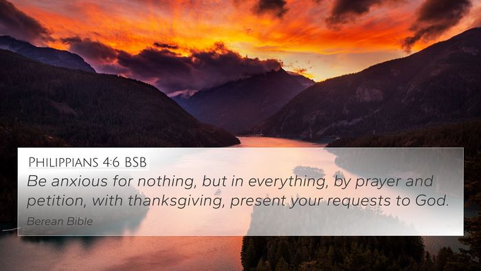 Philippians 4:6 BSB Bible Verse Image