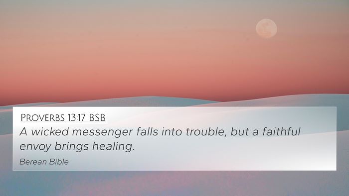 Proverbs 13:17 BSB Bible Verse Image