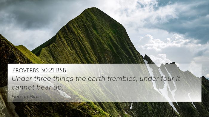 Proverbs 30:21 BSB Bible Verse Image