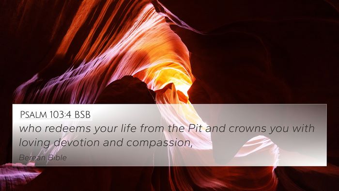 Psalm 103:4 BSB Bible Verse Image