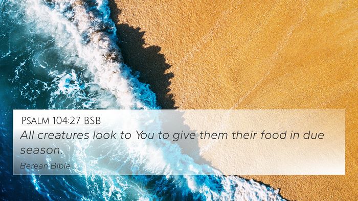 Psalm 104:27 BSB Bible Verse Image