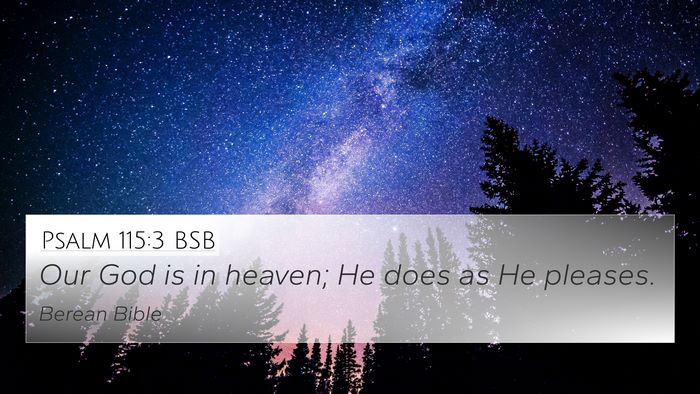 Psalm 115:3 BSB Bible Verse Image