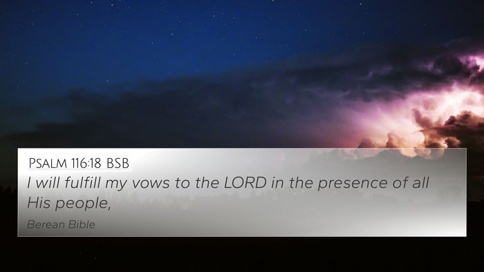 Psalm 116:18 BSB Bible Verse Image