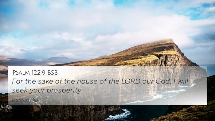 Psalm 122:9 BSB Bible Verse Image
