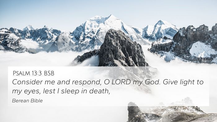 Psalm 13:3 BSB Bible Verse Image