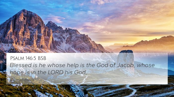 Psalm 146:5 BSB Bible Verse Image
